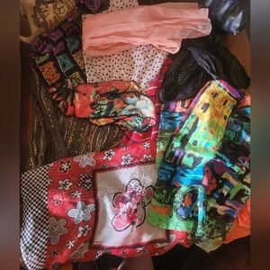 9 random scarves